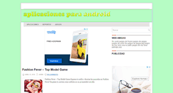 Desktop Screenshot of descargaraplicacionesparaandroid.com