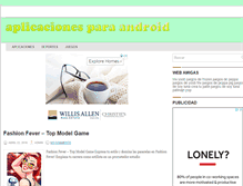 Tablet Screenshot of descargaraplicacionesparaandroid.com